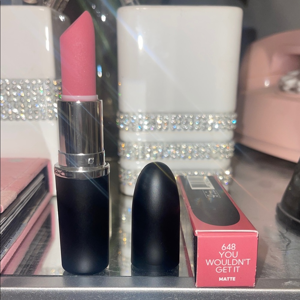 MAC Cosmetics Matte Lipstick in Soft Pink. Shade you wouldn’t get it
